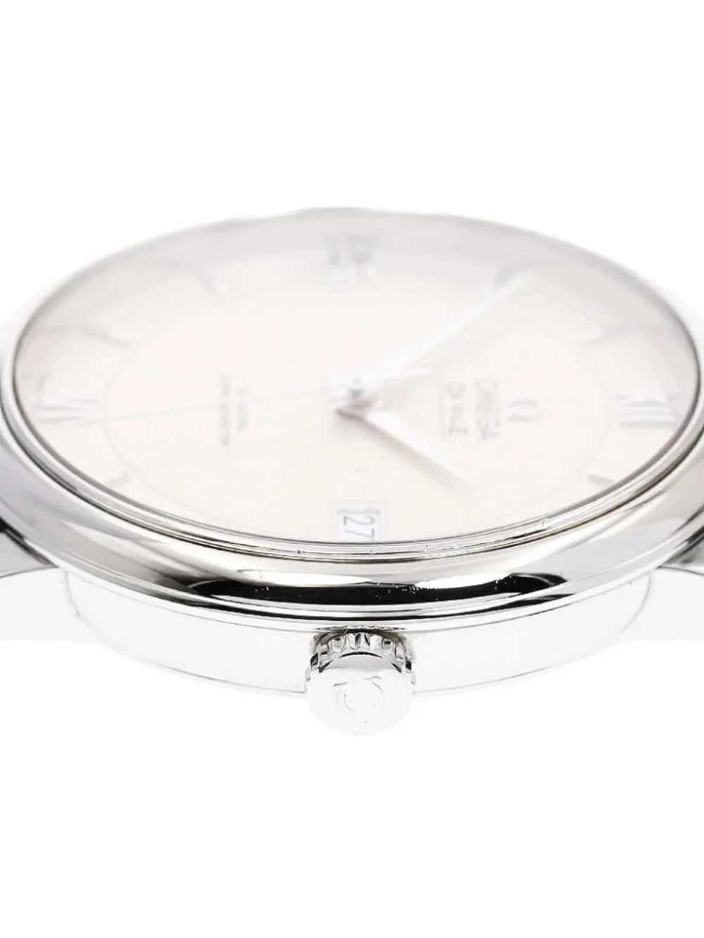 OMEGA De Ville Prestige Coaxial 424.13.40.20.02.001 Silver Dial AT Men's_968947